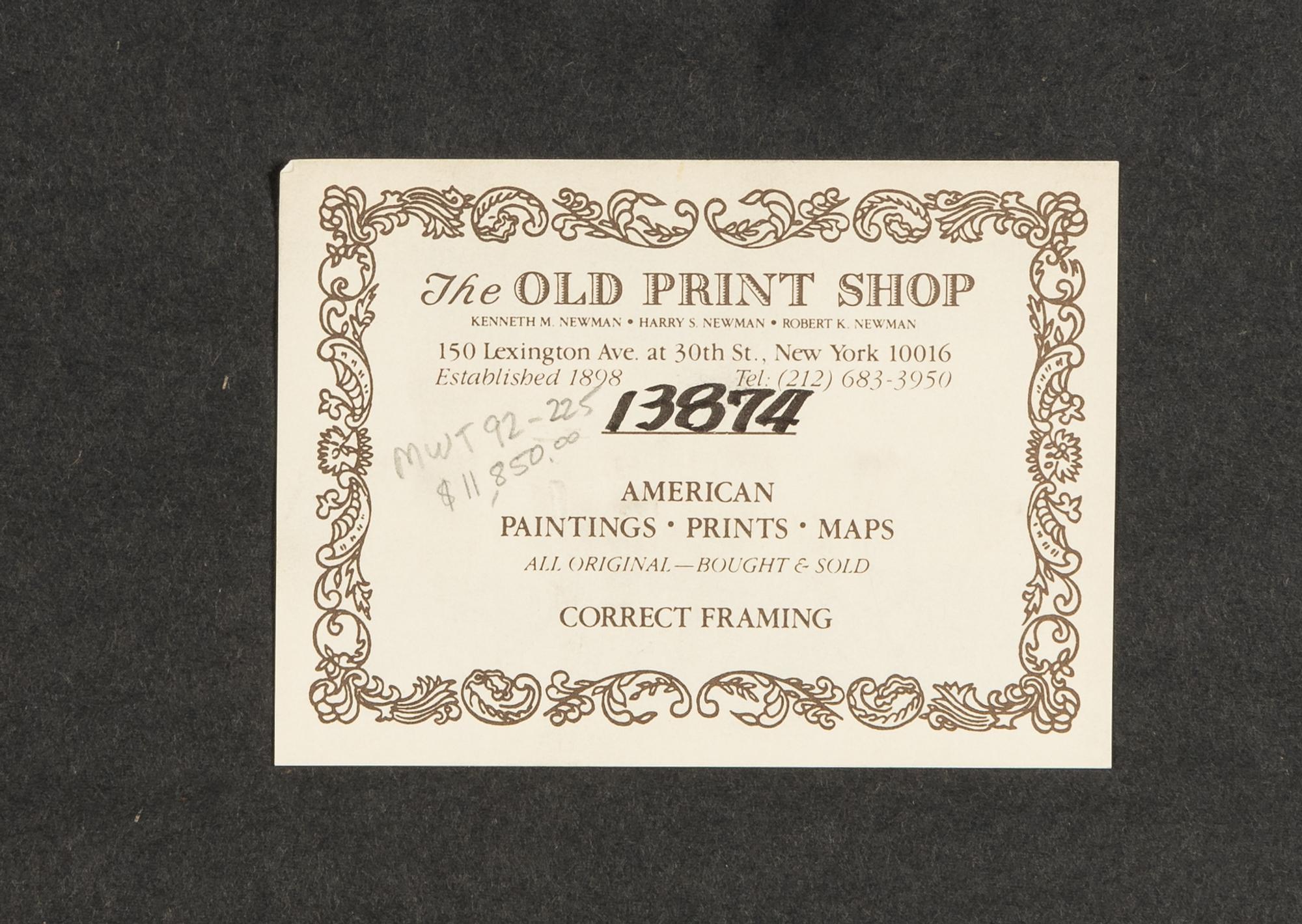 CURRIER and IVES, publishers -- After John Cameron