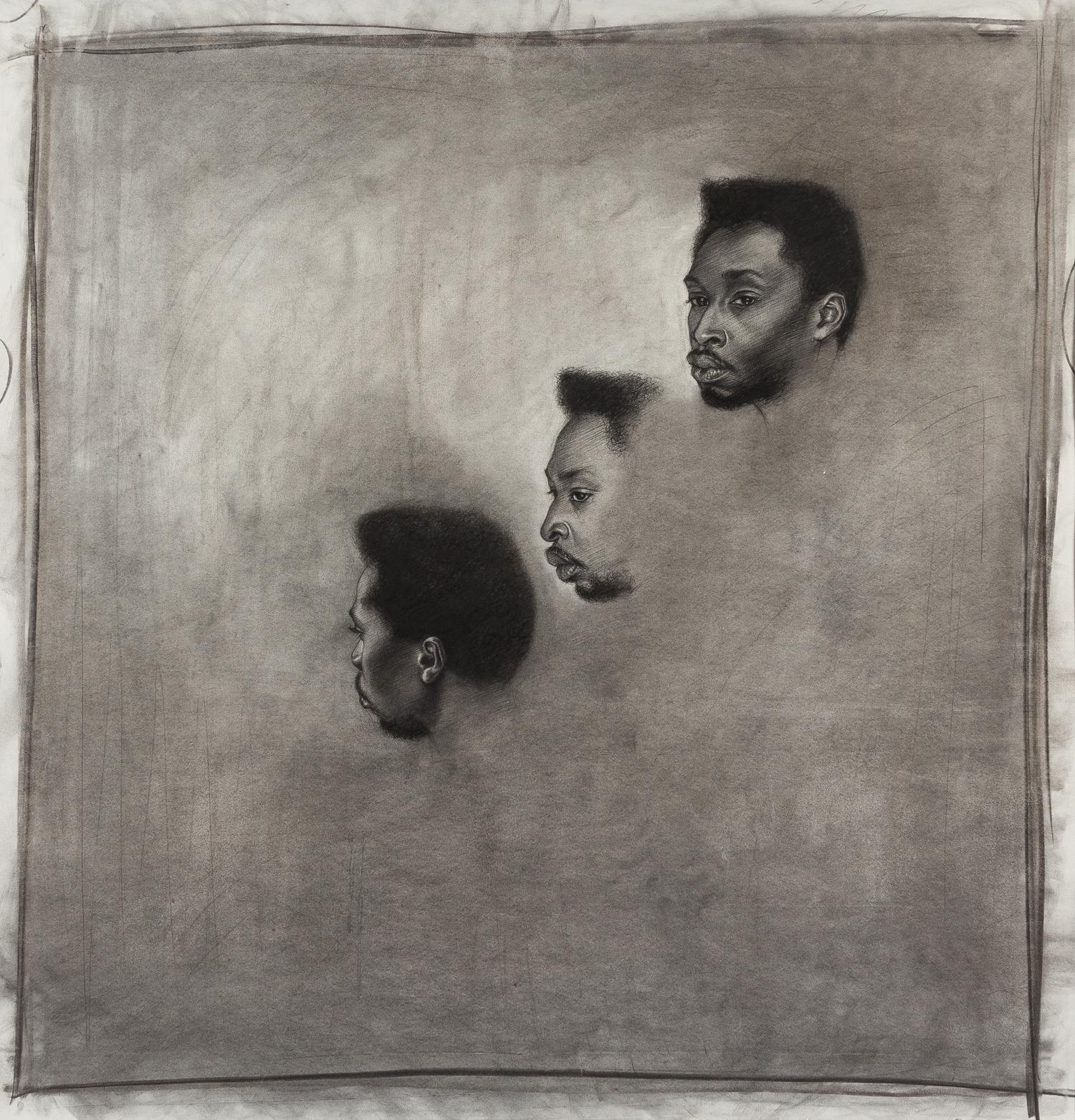 Matthew Carr, (British, 1953-2011), Three Heads (Chris), 1983