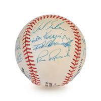 A 1969 Chicago Cubs Team Signed Autograph Baseball (Beckett Authentication Services Letter),