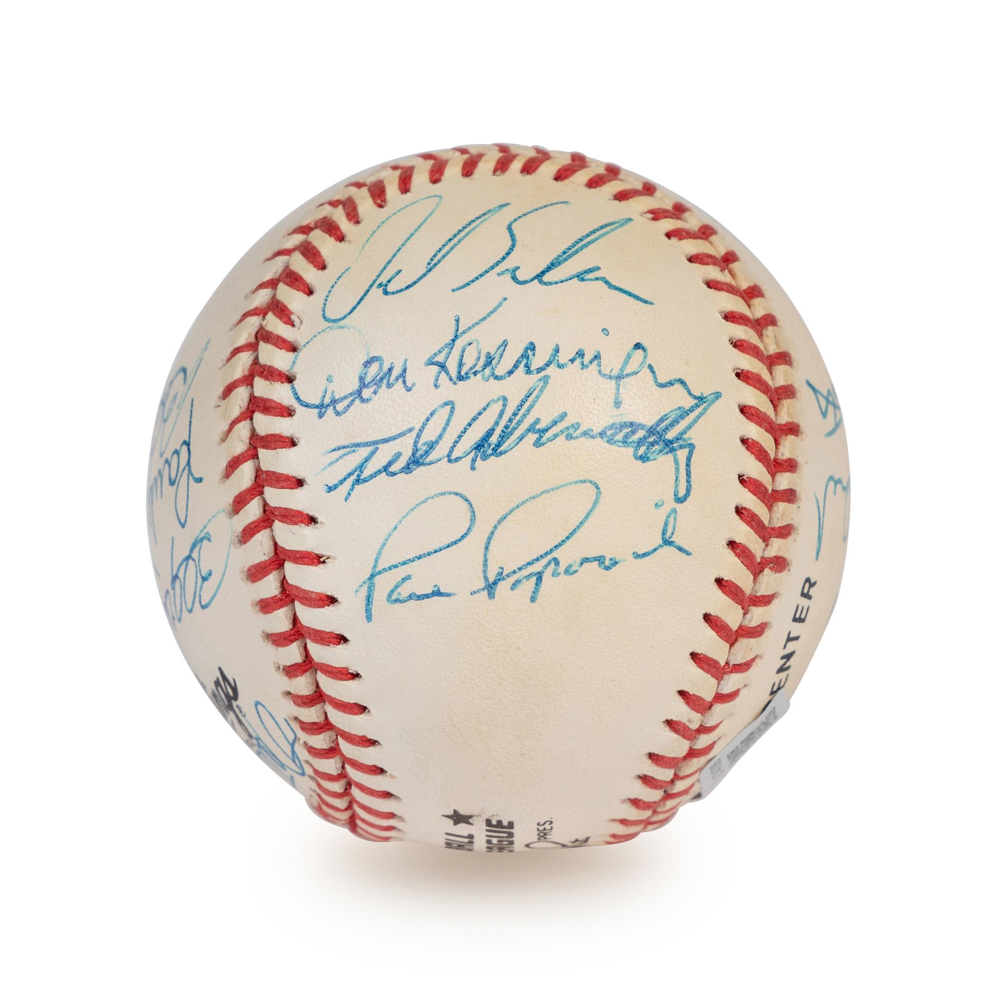 A 1969 Chicago Cubs Team Signed Autograph Baseball (Beckett Authentication Services Letter),