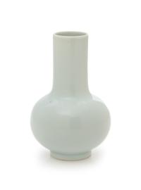 A Chinese White Glazed Porcelain Bottle Vase