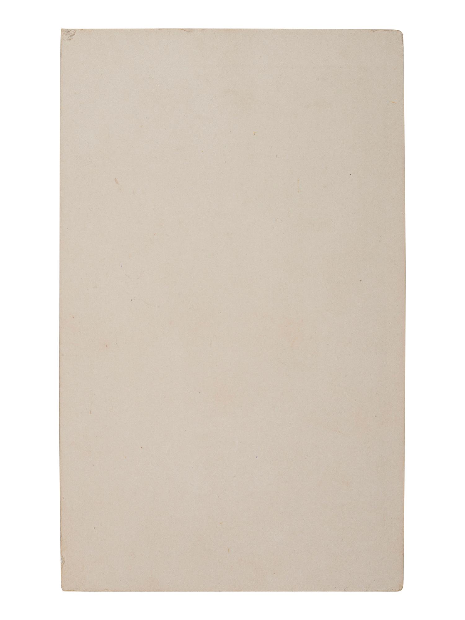 [EARLY PHOTOGRAPHY]. 6 CDVs of cats, including a portrait of a man with a feline perched on his shoulder by H. J. RODGERS, New Haven, CT.