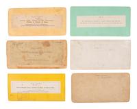 [CIVIL WAR]. 6 stereoviews, incl. images of Harpers Ferry, ruins of Charleston, and camp life.