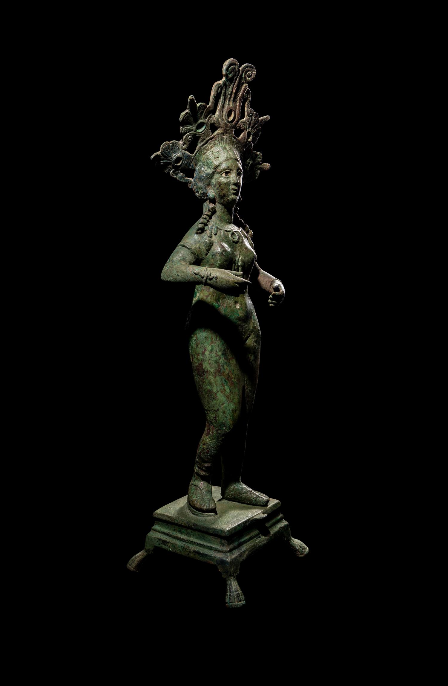 A Roman Bronze Figure of Isis-Aphrodite