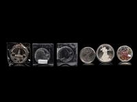 [PRIVATE ISSUE] A Collection of Six Large-Size Silver Rounds
