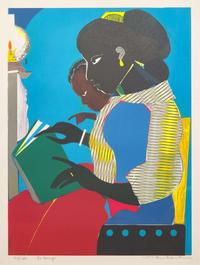 Romare Bearden (American, 1911-1988), The Lamp