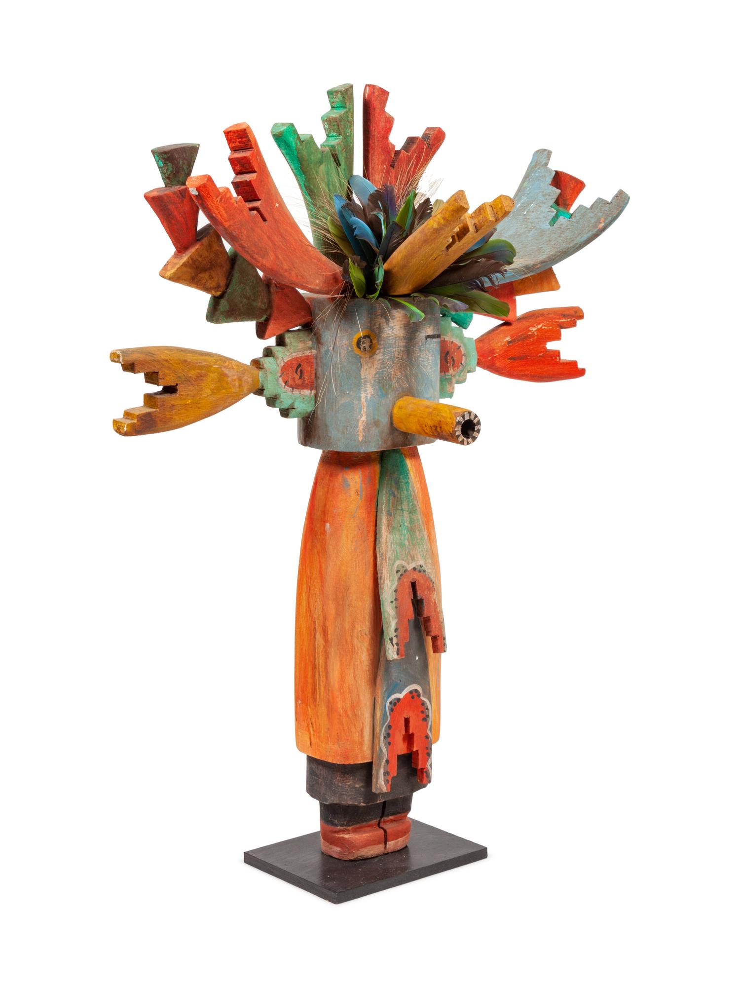 Carved and Painted Wood Katsina