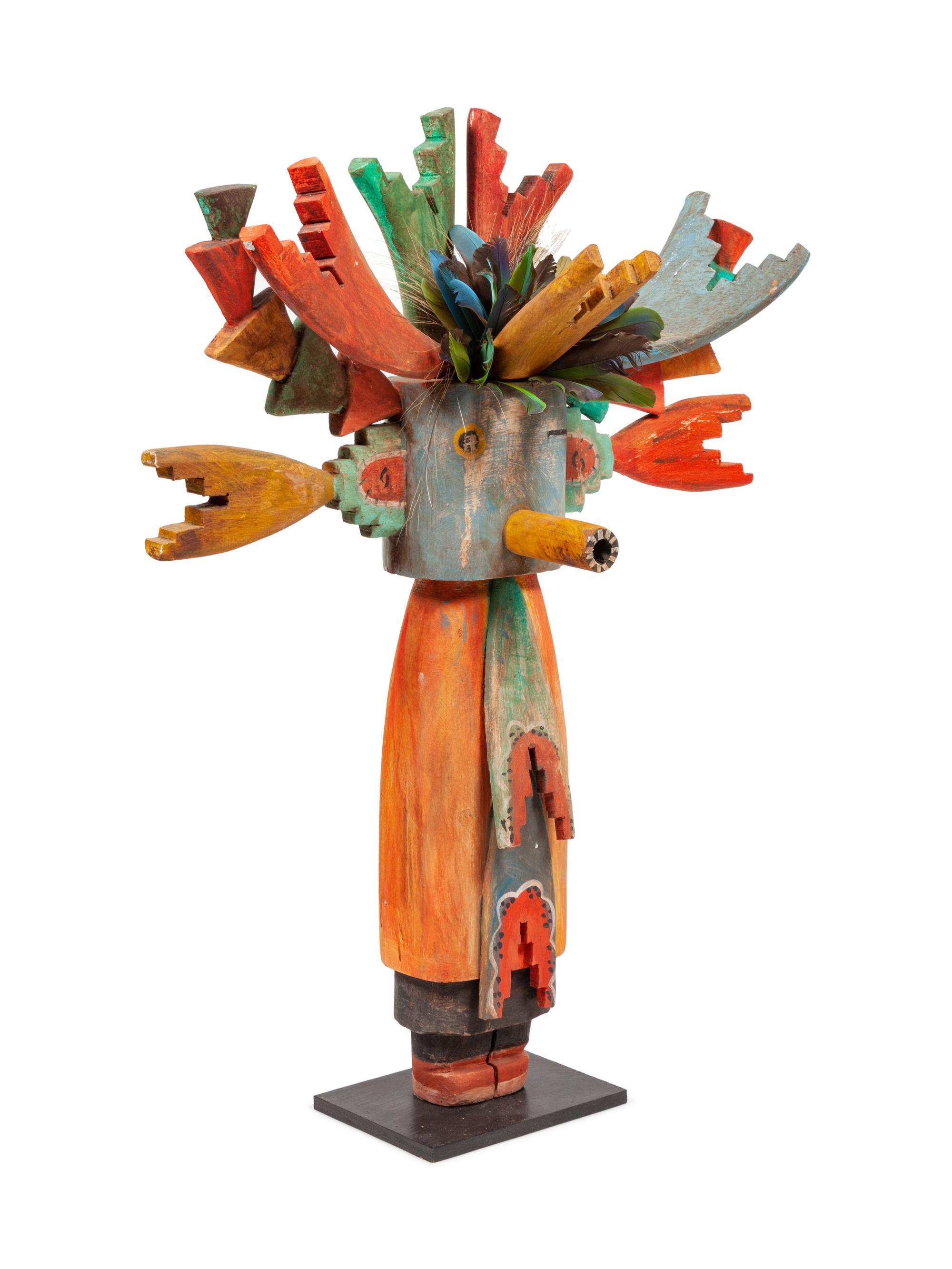Carved and Painted Wood Katsina