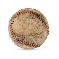 A 1936 Detroit Tigers Team Signed Autograph Baseball Featuring Mickey Cochrane, Al Simmons and Hank Greenberg (JSA Auction Letter)