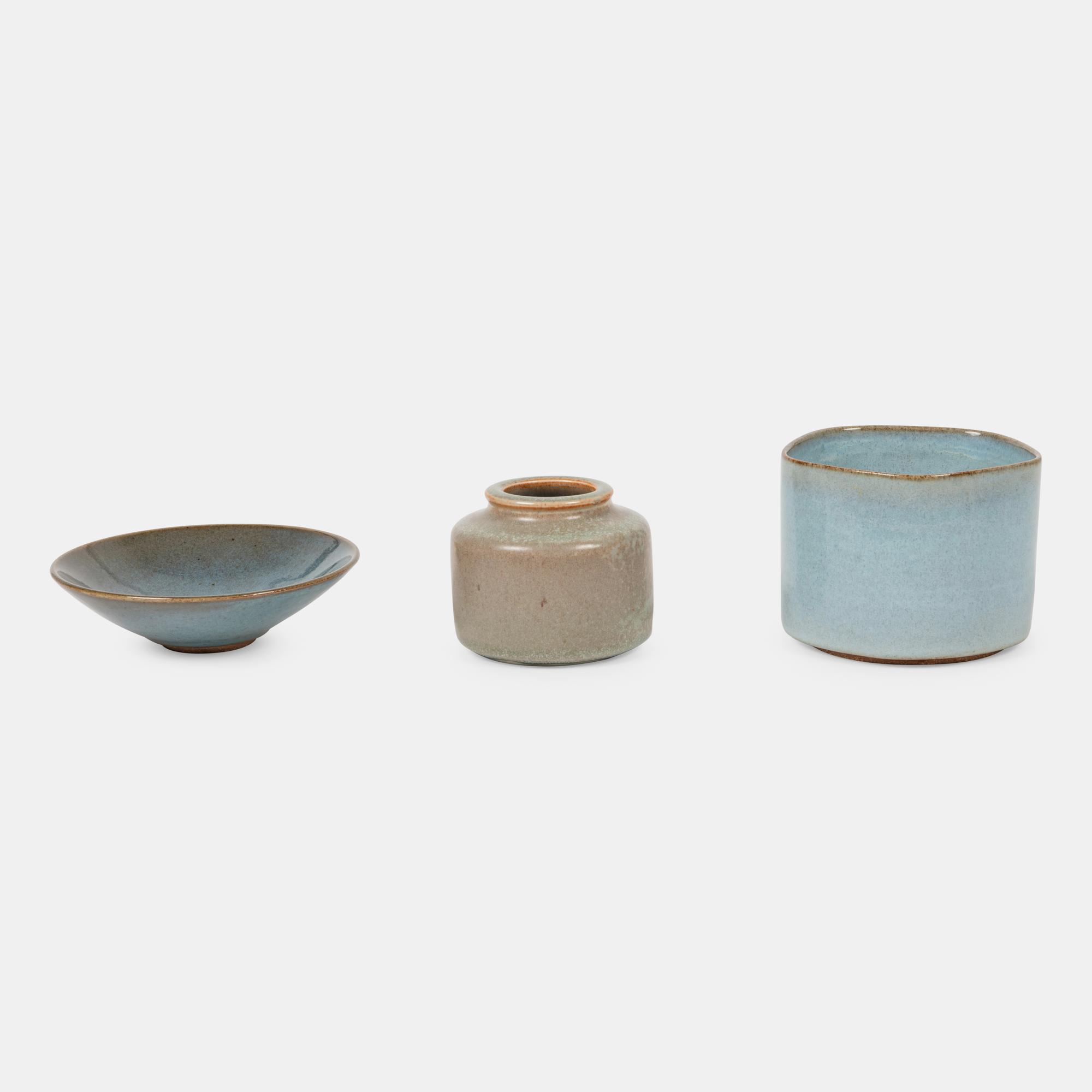 Collection of Three Vessels, c. 1984 Bing & Grøndahl, Denmark