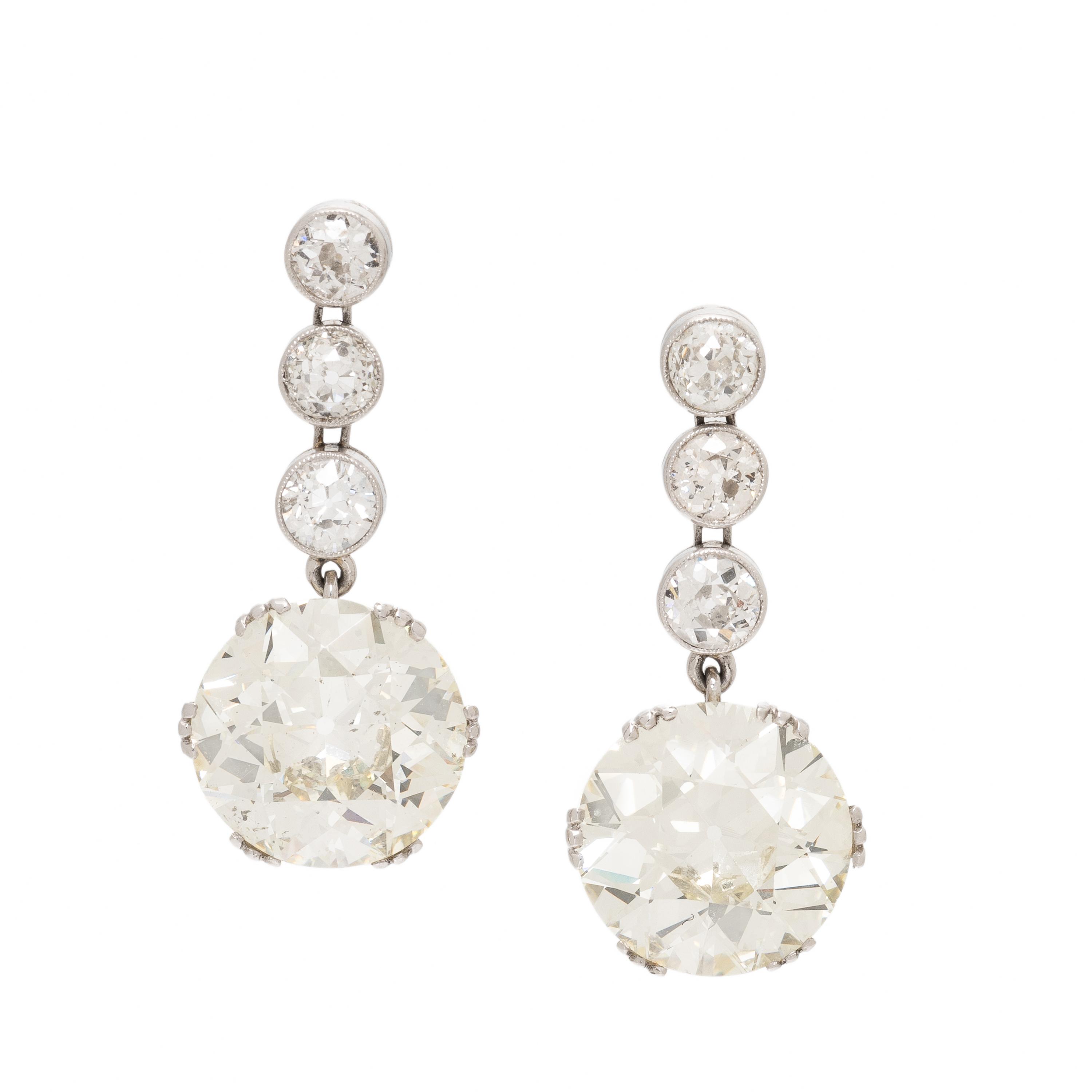 Diamond Drop Earrings
