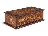 A Continental Marquetry Chest