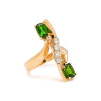 DIOPSIDE AND DIAMOND RING