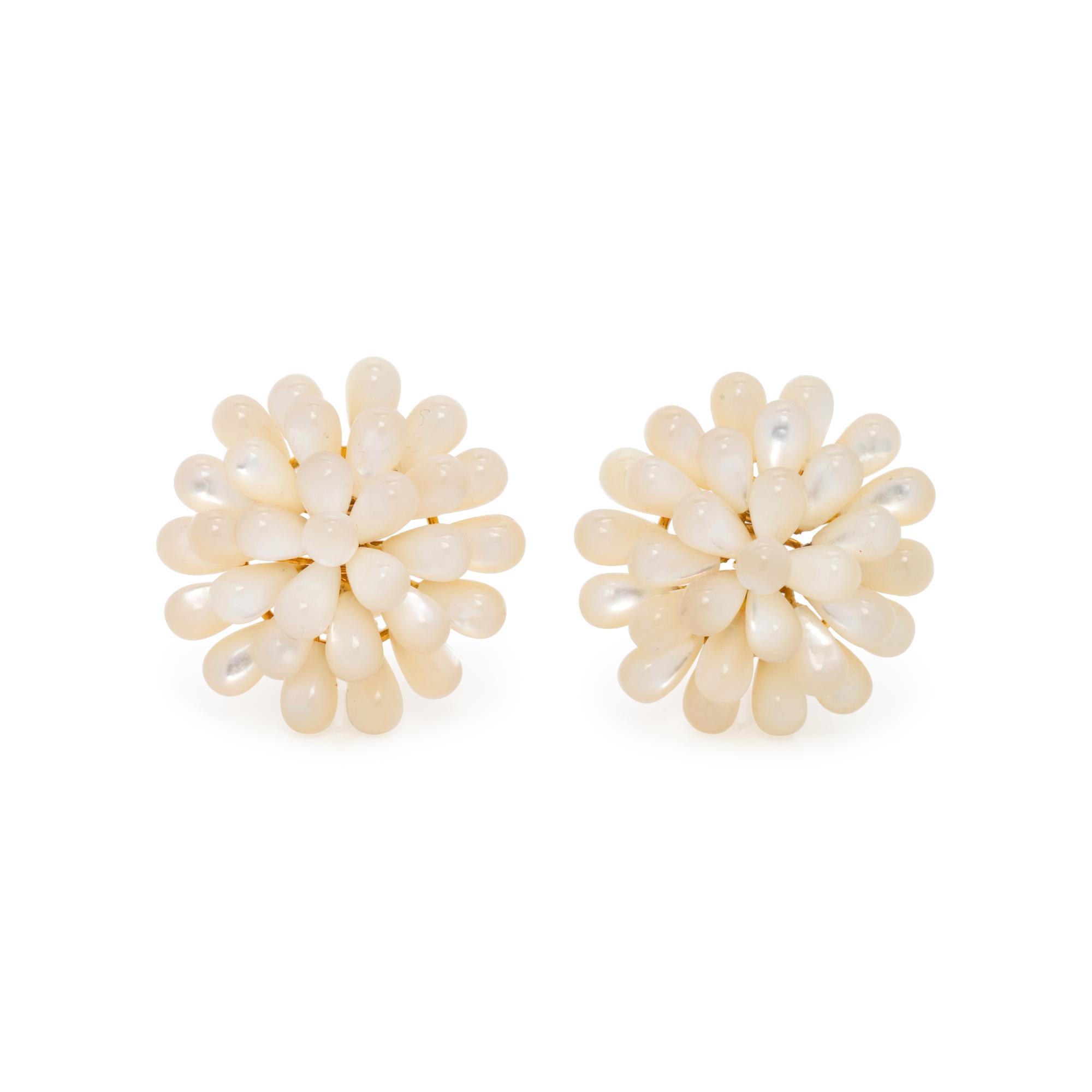 MOTHER-OF-PEARL EARCLIPS