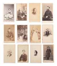 [EARLY PHOTOGRAPHY]. Large selection of 19th-early 20th century photographs and cases.