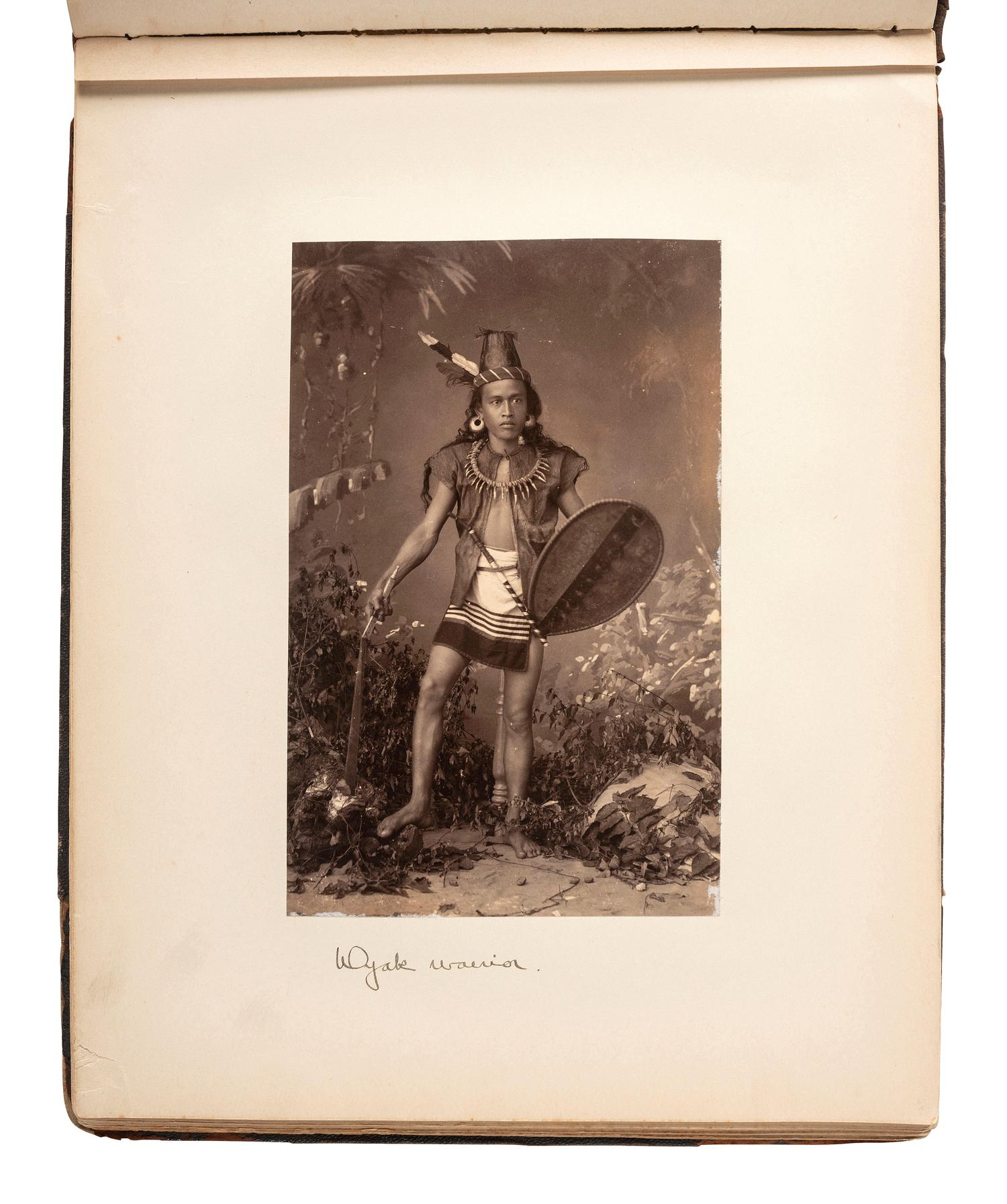 [EARLY PHOTOGRAPHY] -- [INDONESIA]. Album containing photographs of Java [Dutch East Indies]. Ca 1860s.