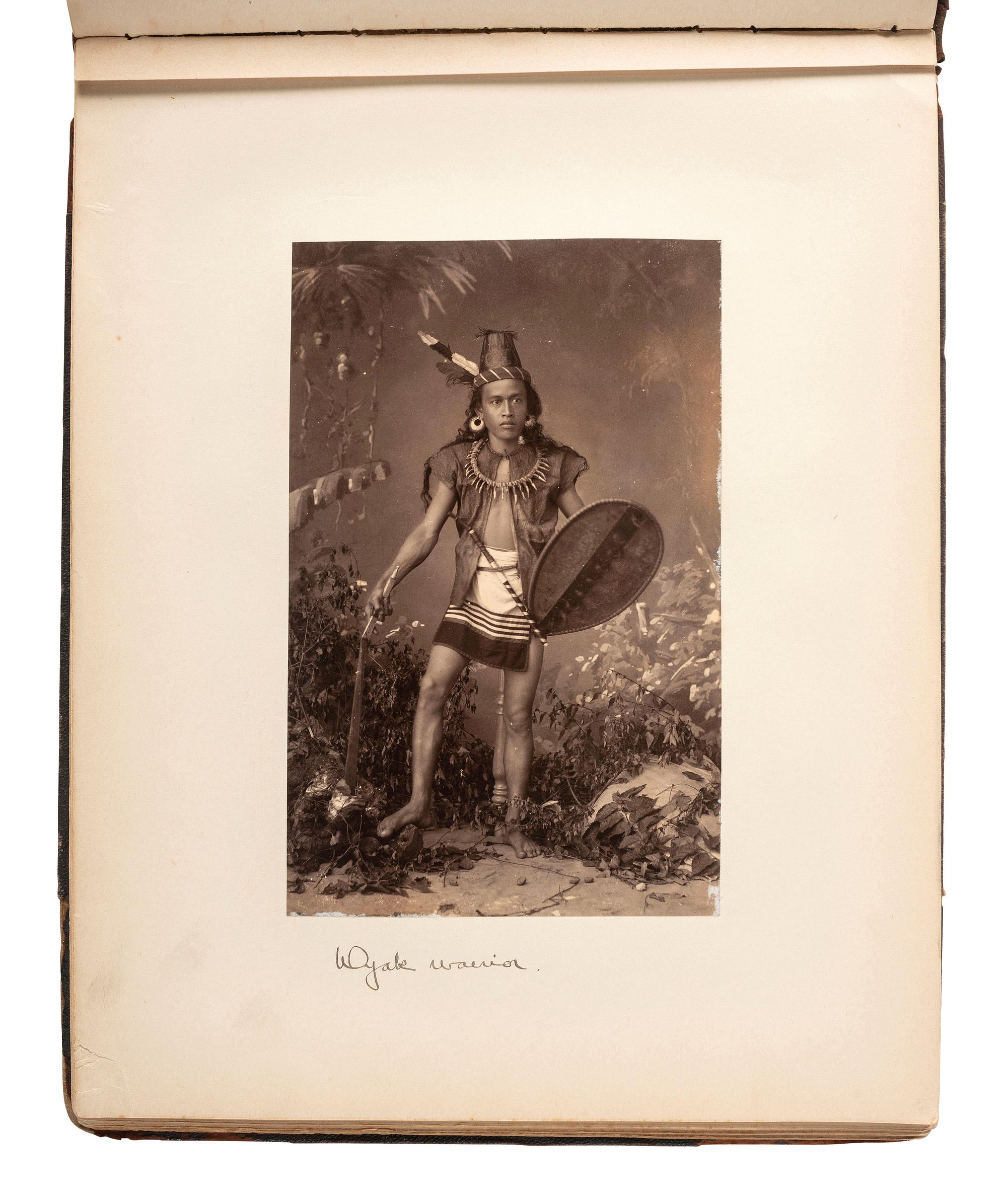 [EARLY PHOTOGRAPHY] -- [INDONESIA]. Album containing photographs of Java [Dutch East Indies]. Ca 1860s.