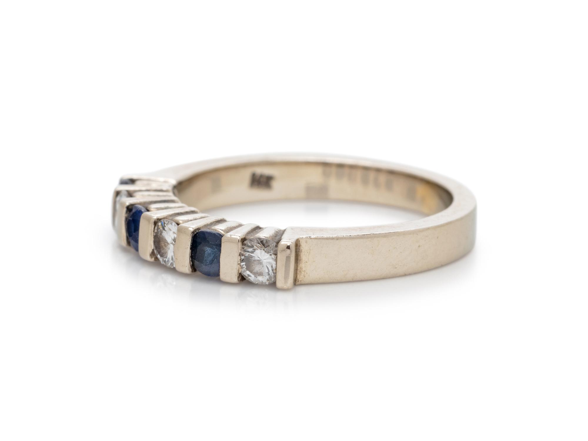 SAPPHIRE AND DIAMOND RING