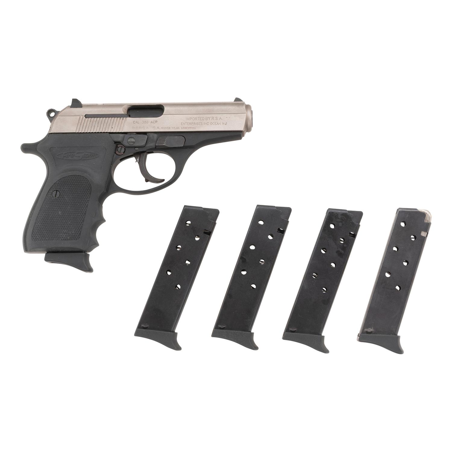 *Bersa Firestorm .380 with Four Extra Magazines