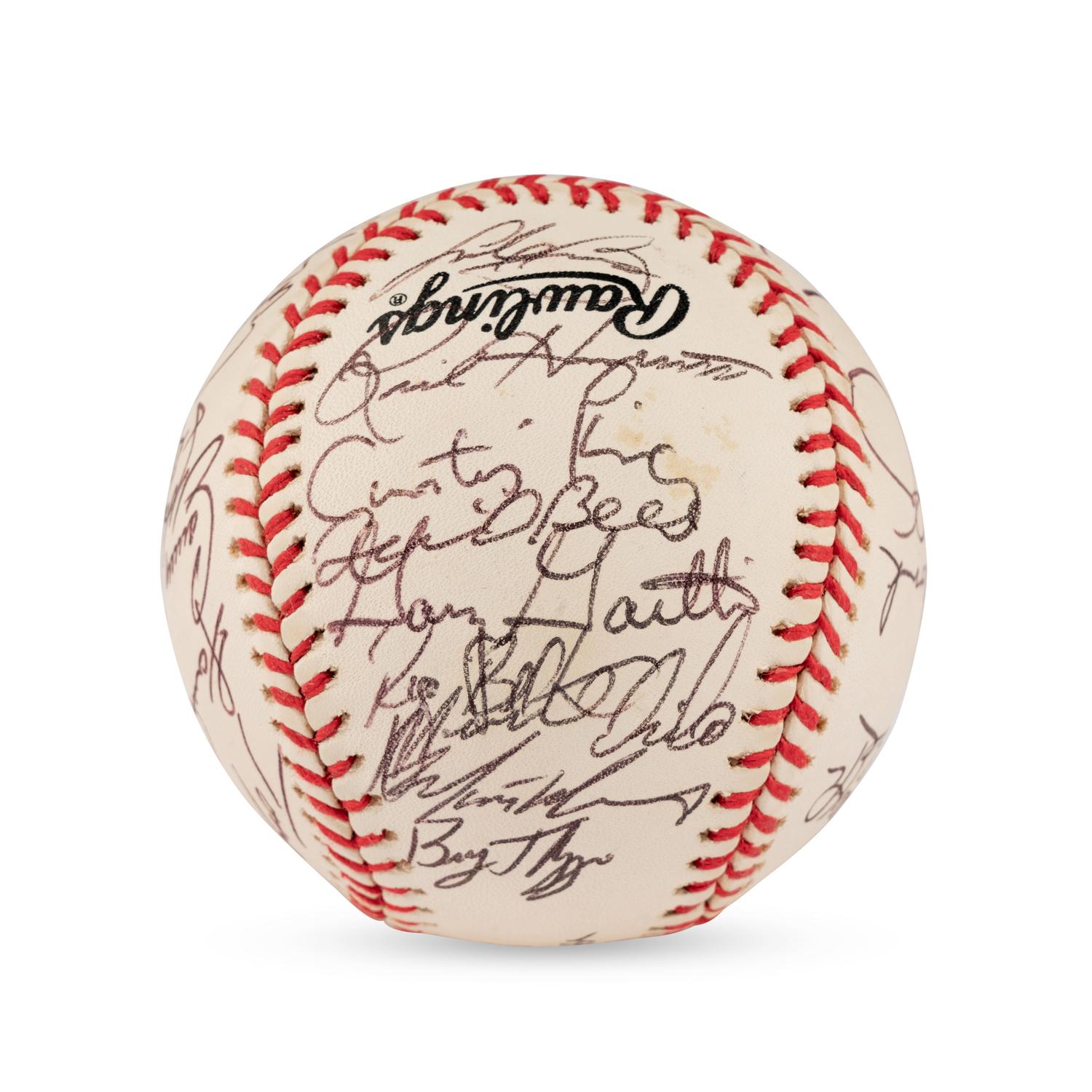 A 1997 St. Louis Cardinals Team Signed Autograph Baseball