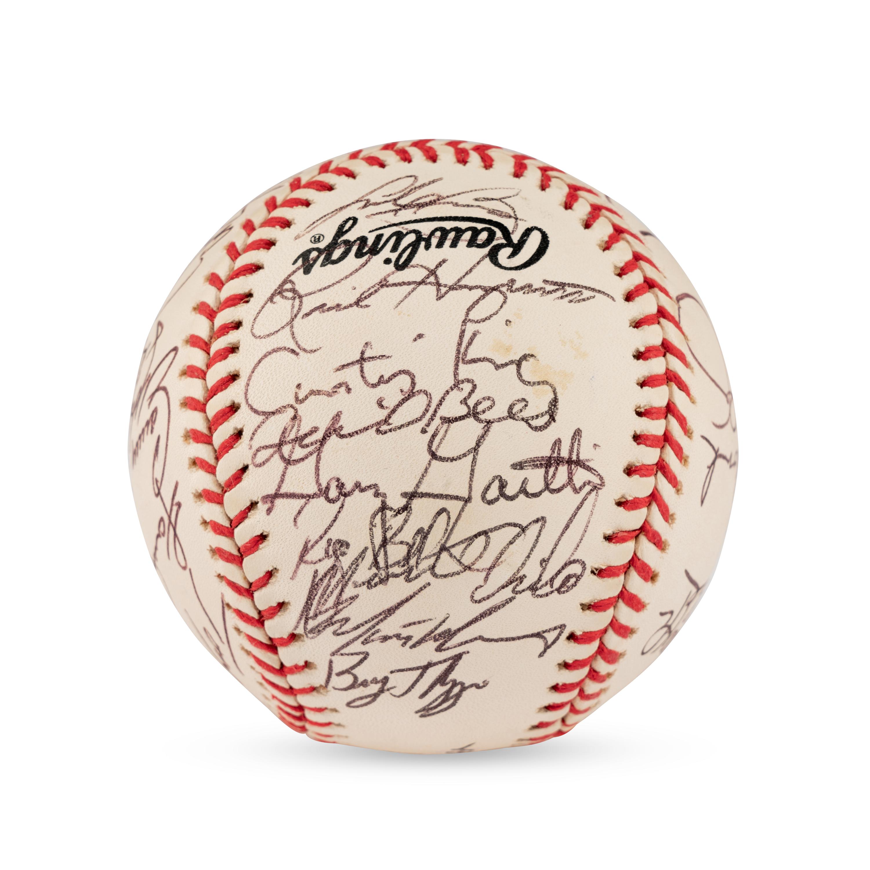 A 1997 St. Louis Cardinals Team Signed Autograph Baseball