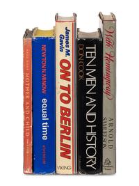 [KENNEDY ONASSIS, Jacqueline Bouvier (1929-1994), her copies]. A group of 5 works from her library, comprising: