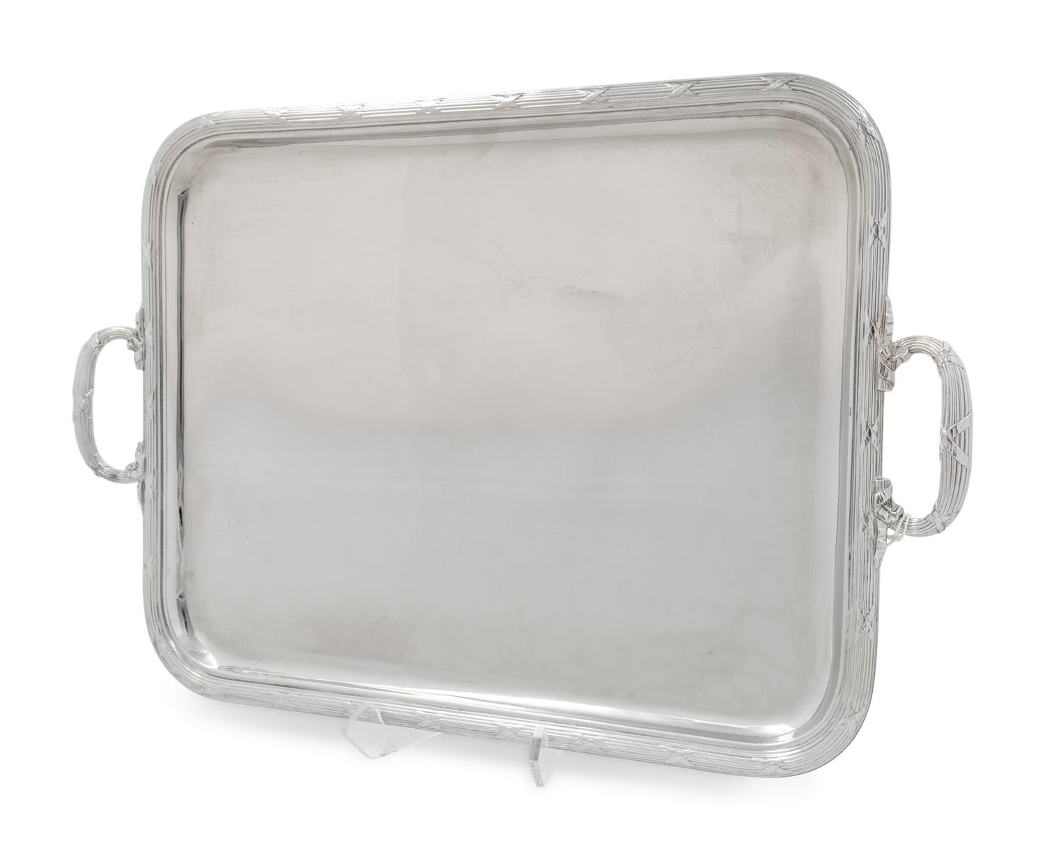 A Christofle Silver-Plate Tray