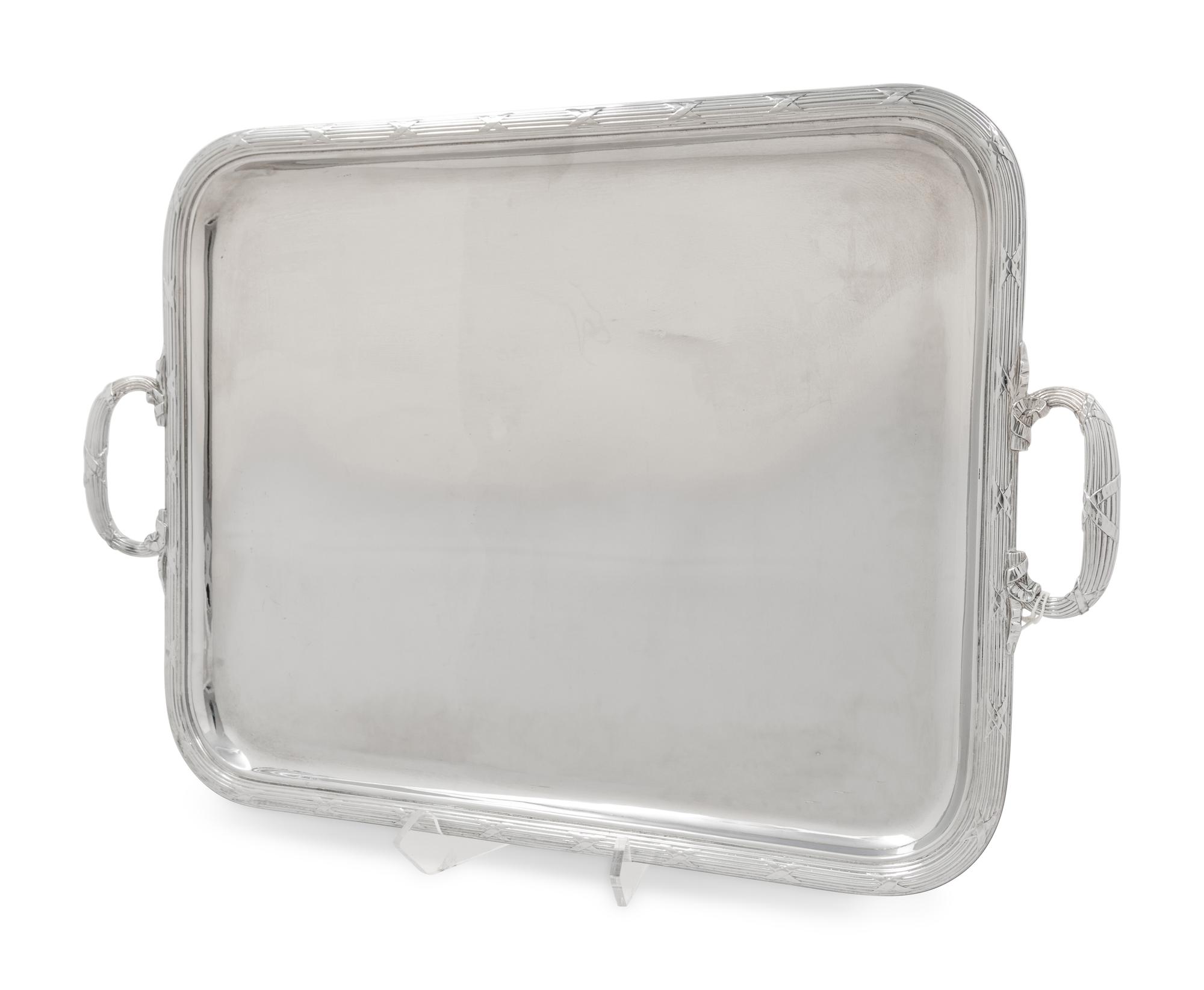 A Christofle Silver-Plate Tray