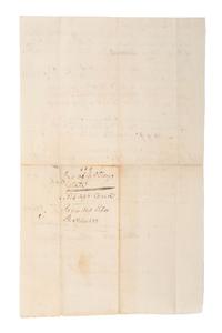 [SLAVERY & ABOLITION.] [CLAY, Henry, Jr. (1811-1847)]. Manuscript inventory signed ("Henry Clay Jr."), listing 5 enslaved individuals, Pompey, Suckey, and her children. Bourbon County, KY, 24 March 1816.
