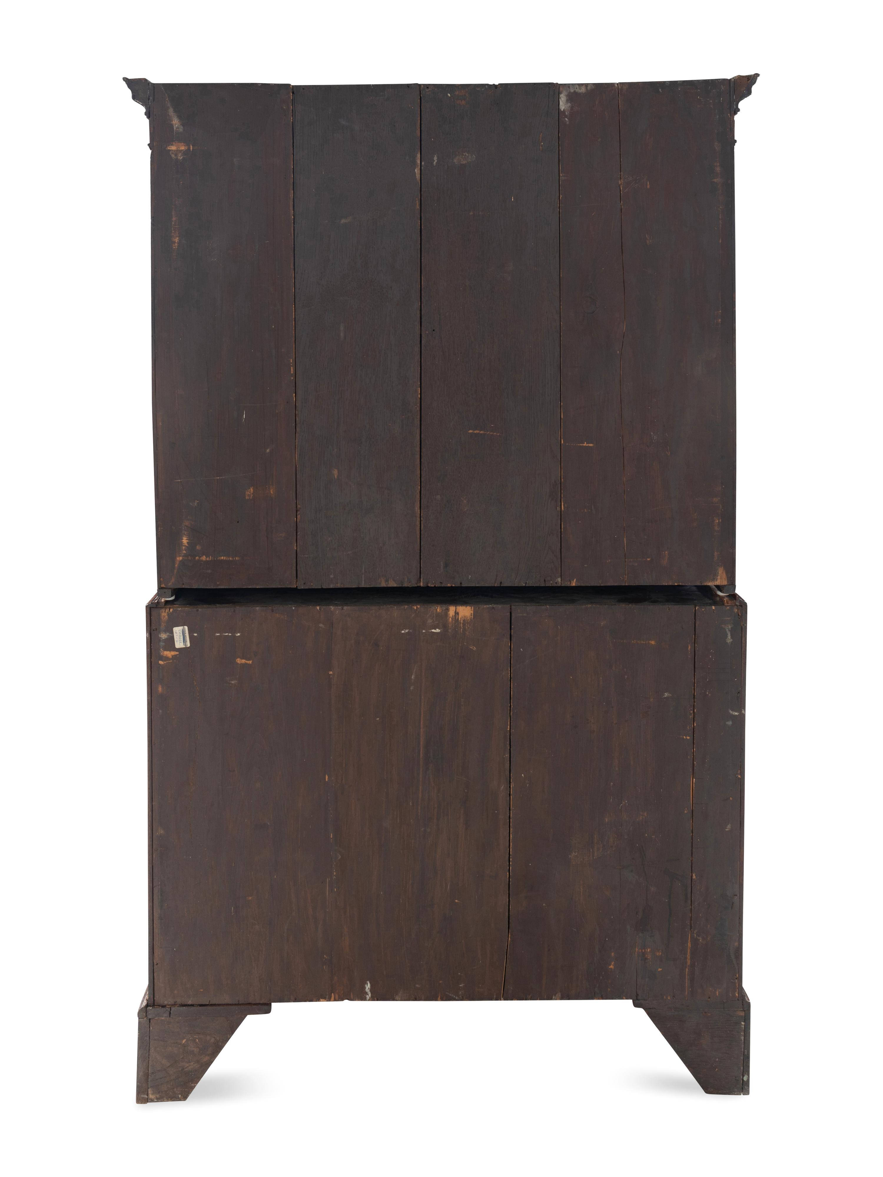 A George III Mahogany Chest on Chest