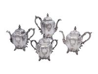 An American Coin Silver Coffee and Tea Service