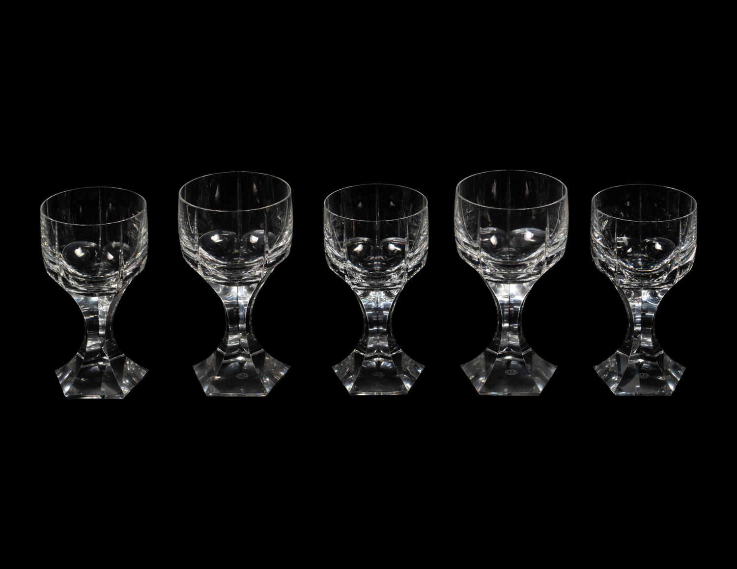 A Set of Baccarat Mercure Stemware