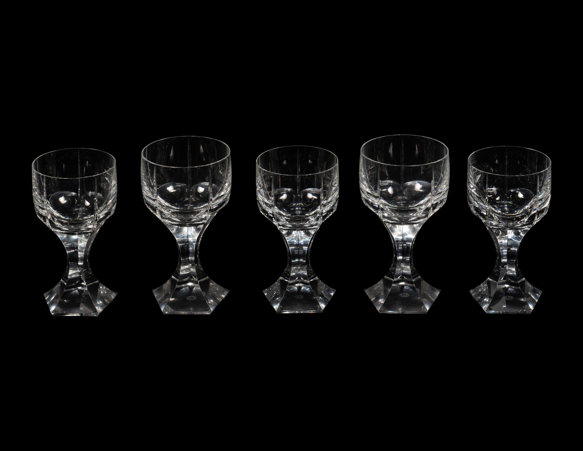 A Set of Baccarat Mercure Stemware