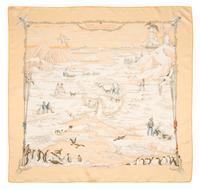 An Hermes 90cm Silk Scarf, 36"x36".