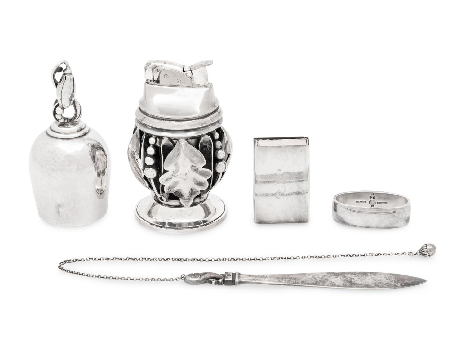 A Group of Georg Jensen Silver Articles