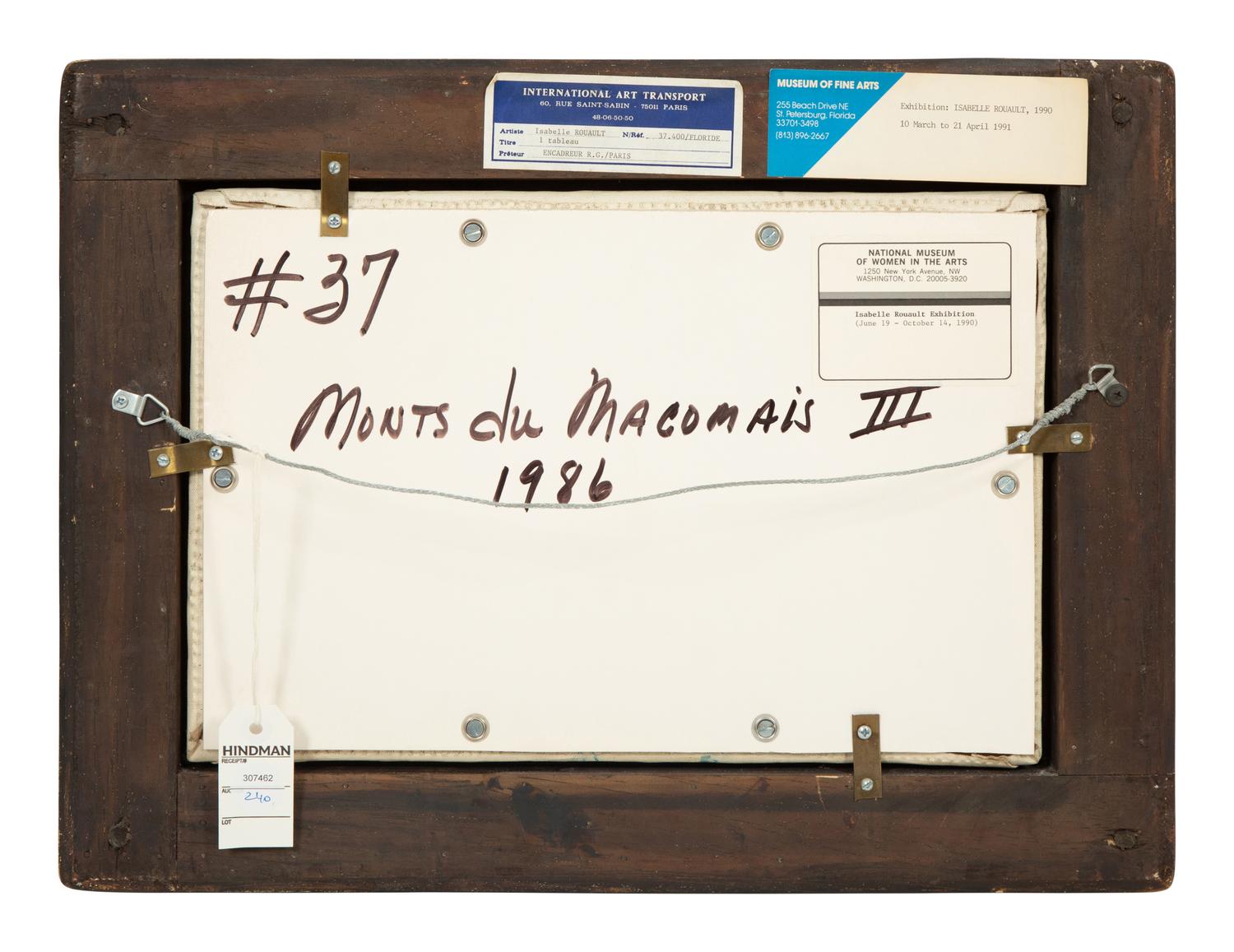 Mont du Maconnais III, 1986