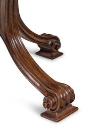 A Contemporary Walnut Dining Table