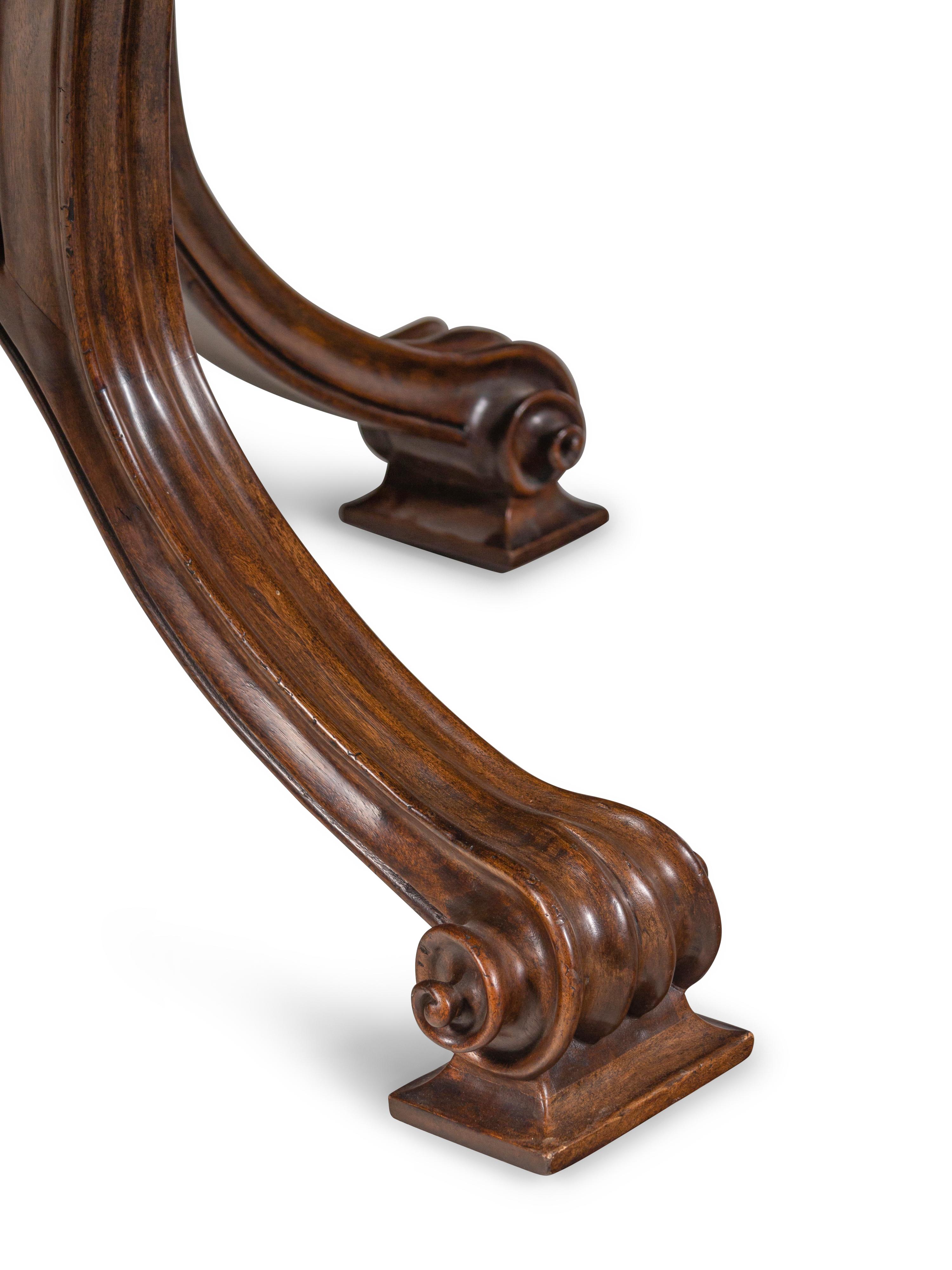 A Contemporary Walnut Dining Table