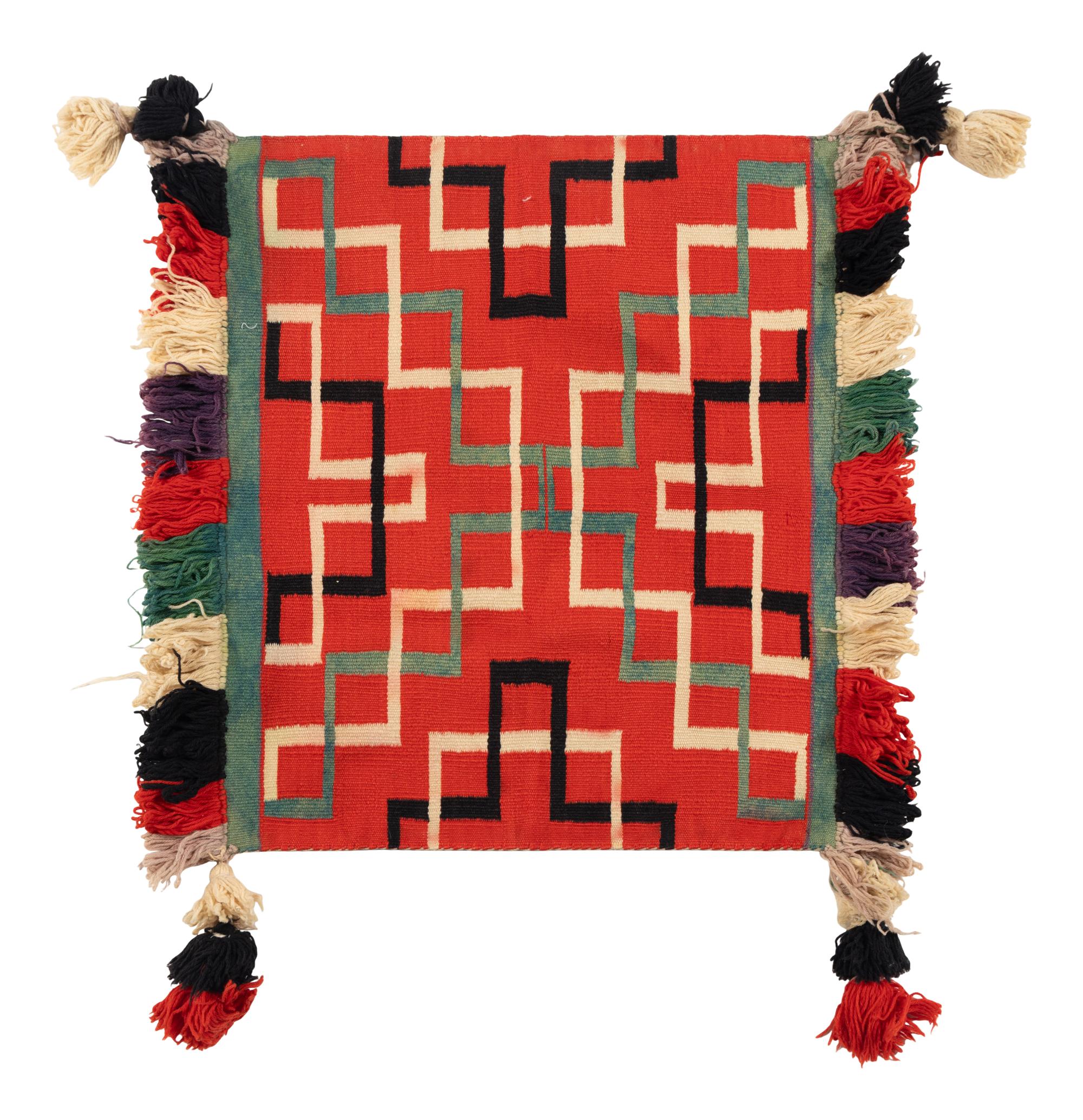 Navajo Germantown Sunday Saddle Blanket [Rug]