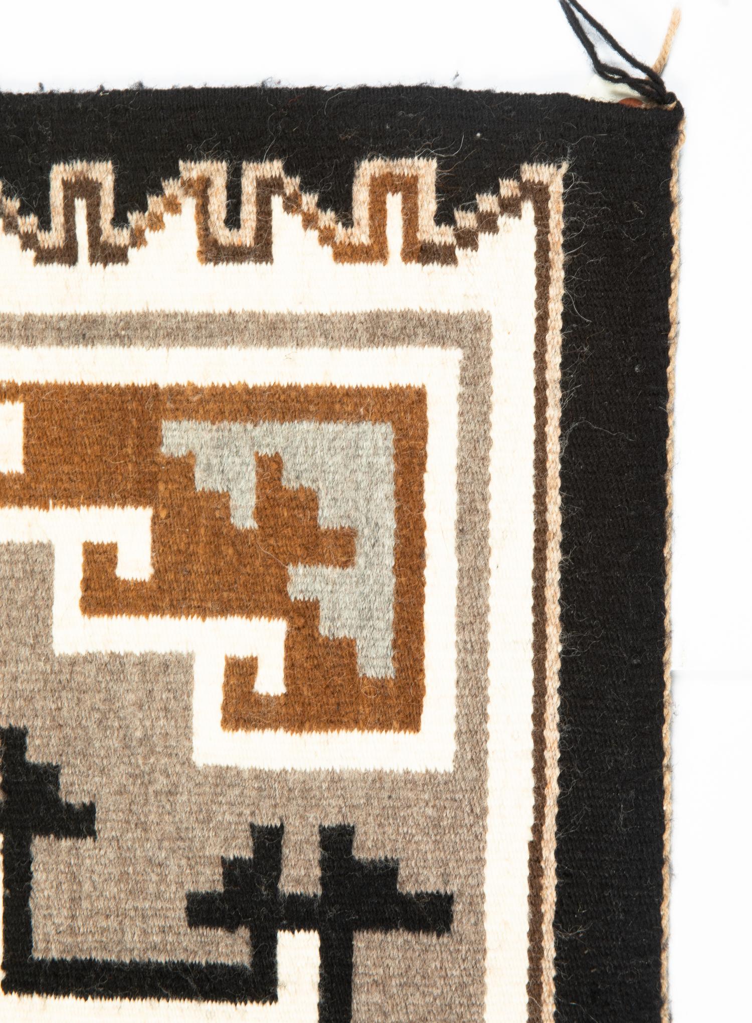 Navajo Two Grey Hills Weavings / Rugs