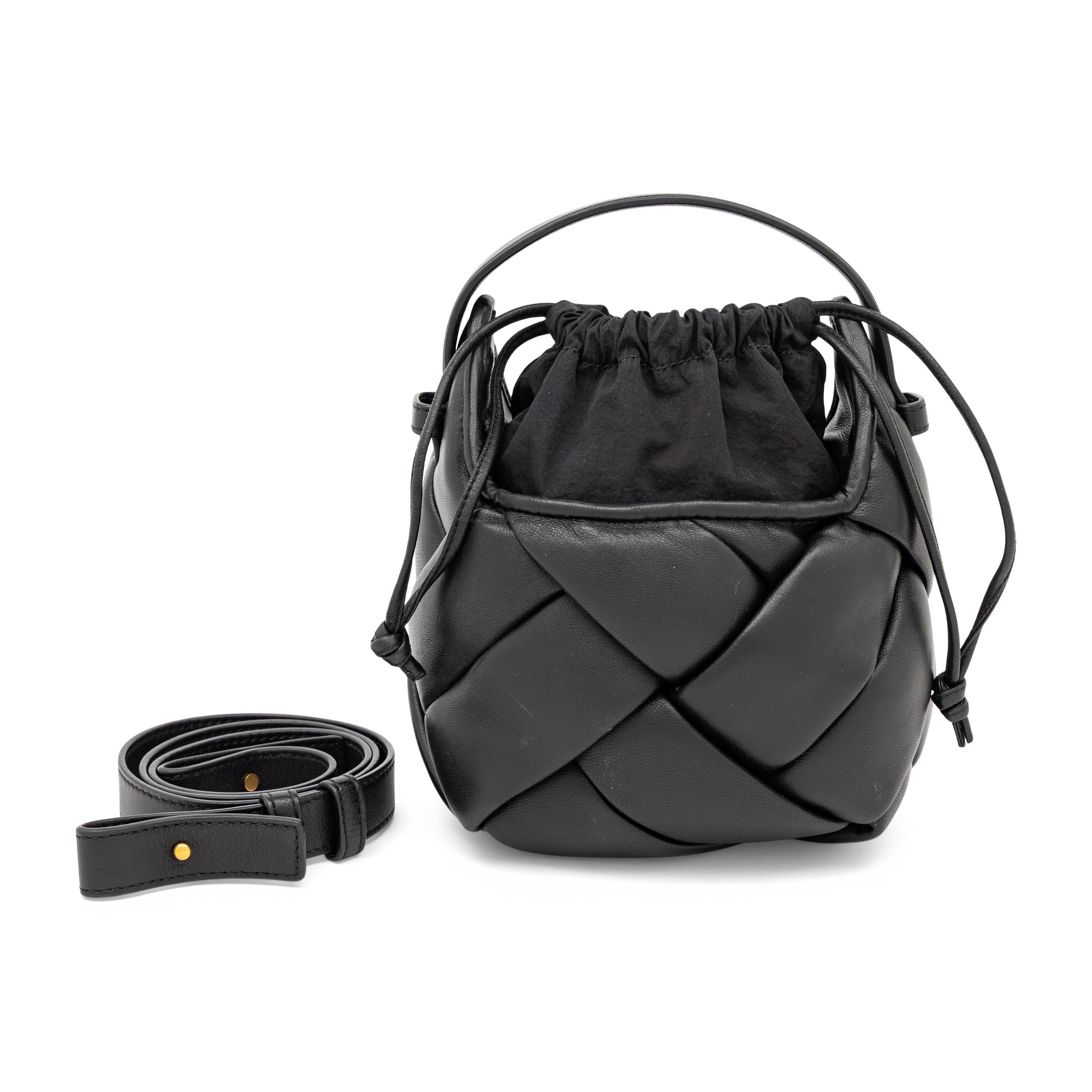 Bottega Veneta, Small Helmet Bag in Padded Woven Leather