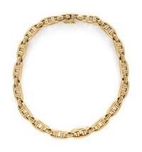 KIESELSTEIN-CORD, YELLOW GOLD NECKLACE
