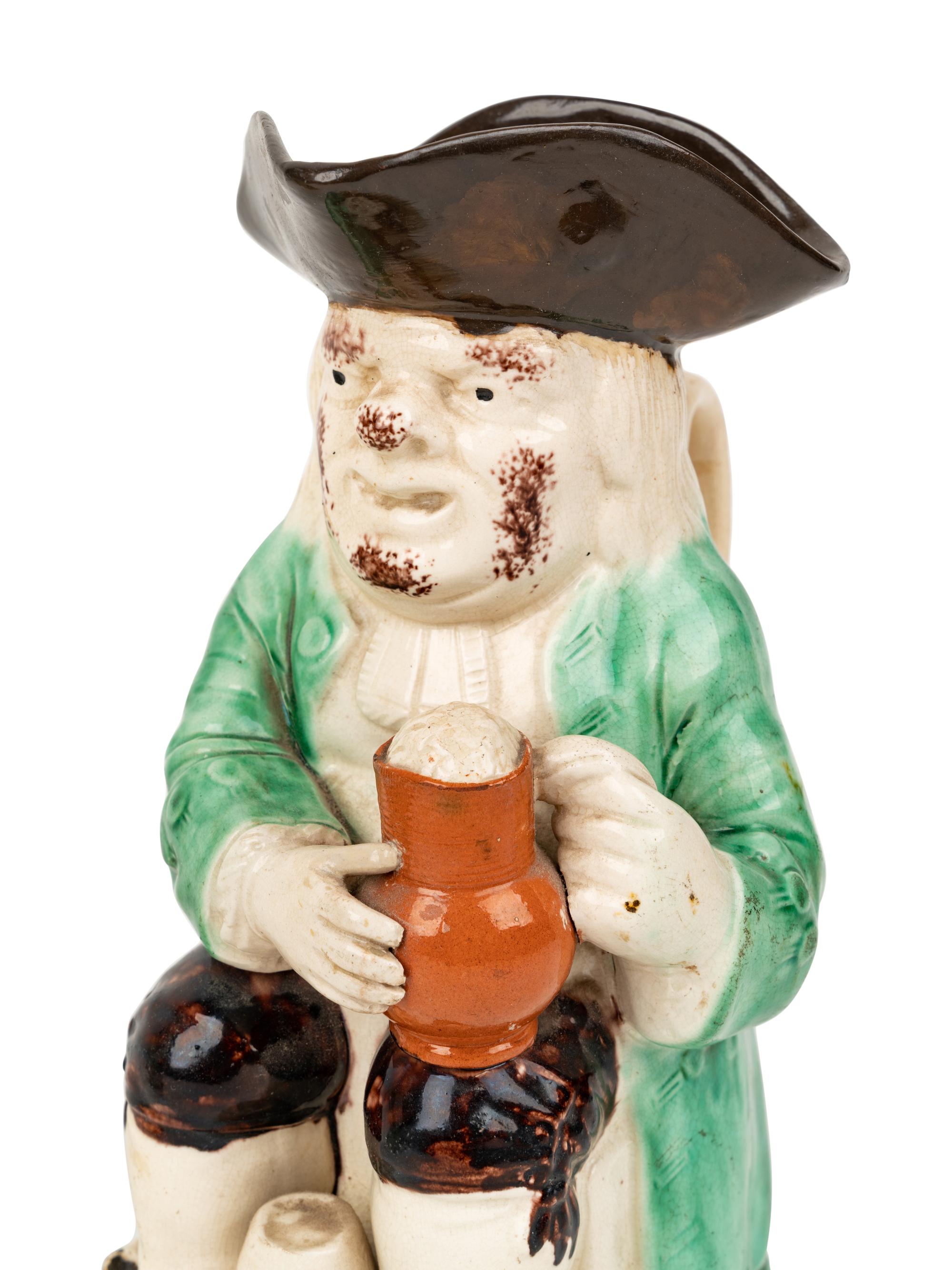 An Enoch Wood-Type Toby Jug and Another Toby Jug