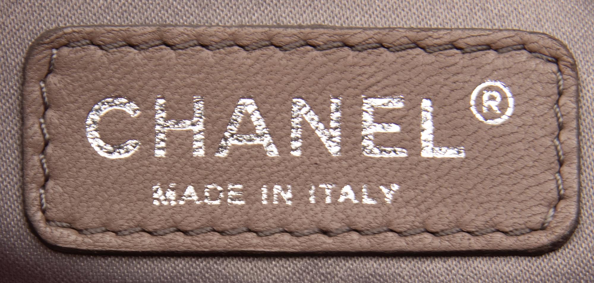 Chanel, Red Caviar Leather Petit Shopping Tote