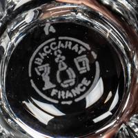 Six Baccarat Molded Glass Condiment Jars