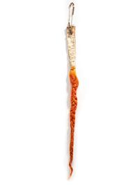 Sioux Beaded Hide Hair Ornament