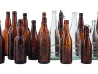 Twenty-One Glass Brewery Bottles