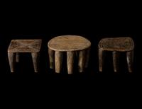 Three Nupe Wood Stools