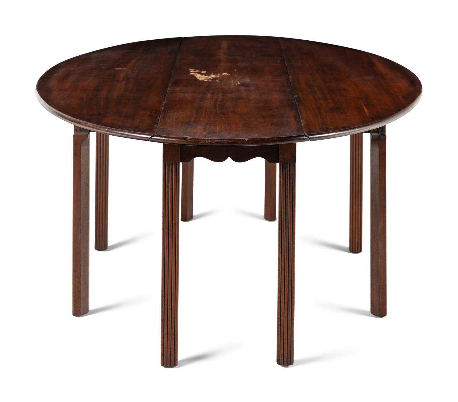 A George III Mahogany Drop-Leaf Wake Table