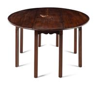 A George III Mahogany Drop-Leaf Wake Table